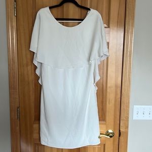 KATHERINE BARCLAY Layered White Dress